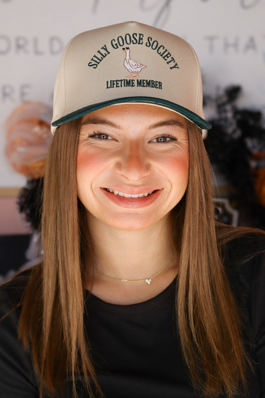 Silly Goose Embroidered Trucker Hat