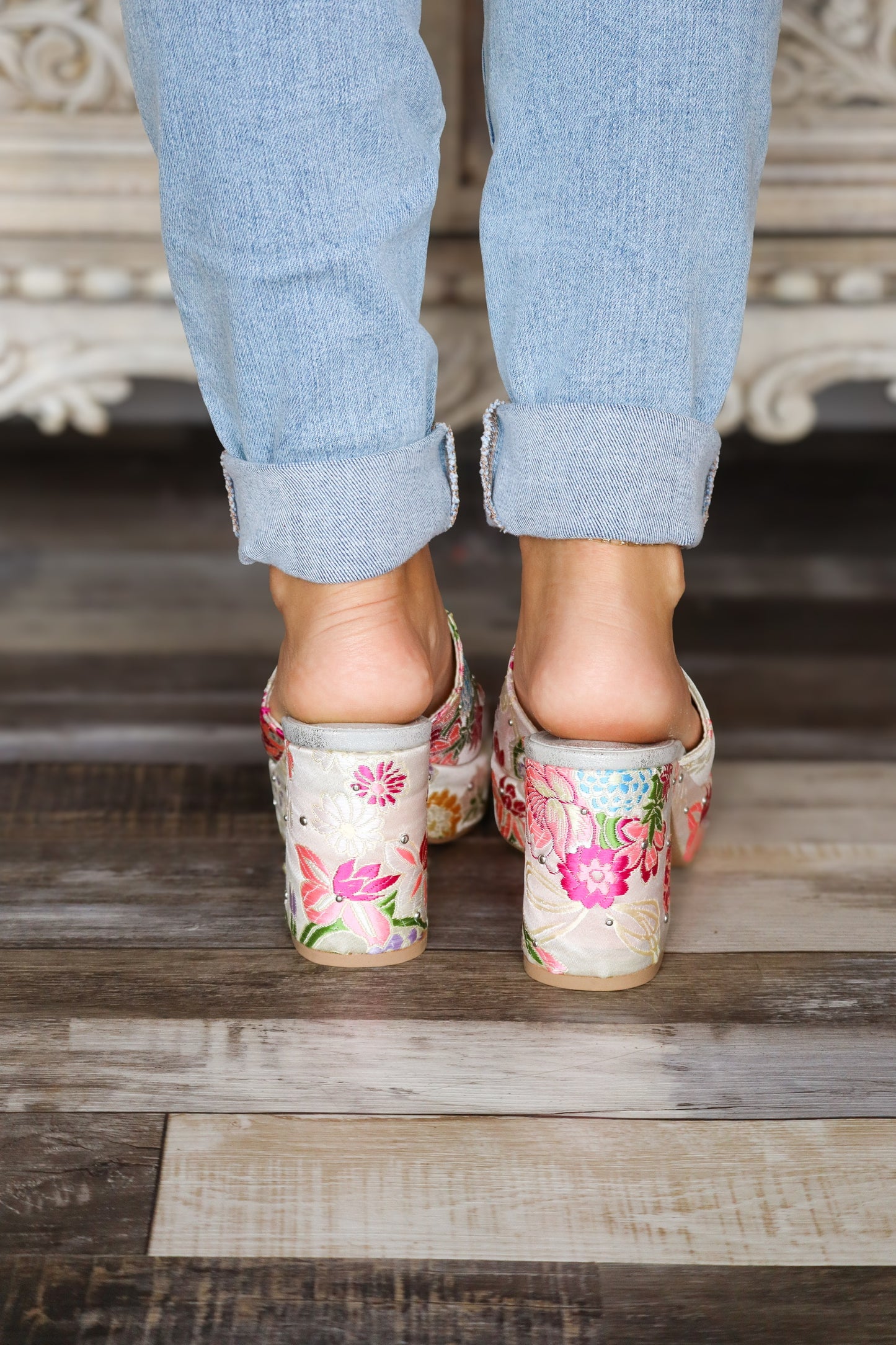 Fun Floral Heels