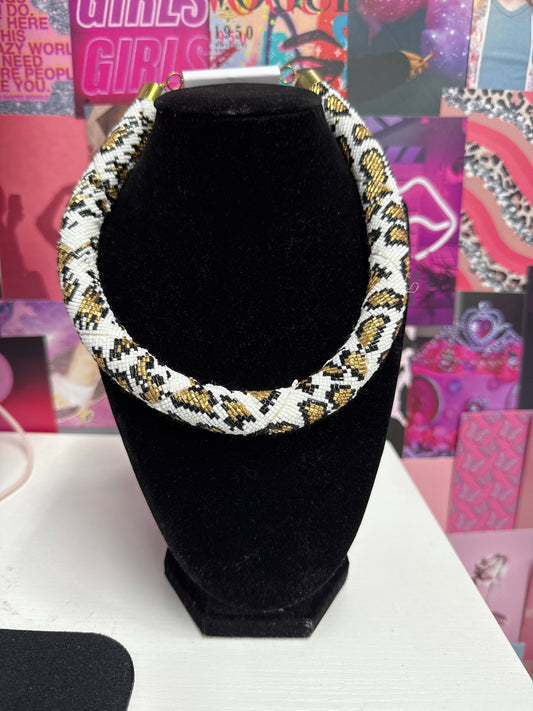 White Leopard Necklace