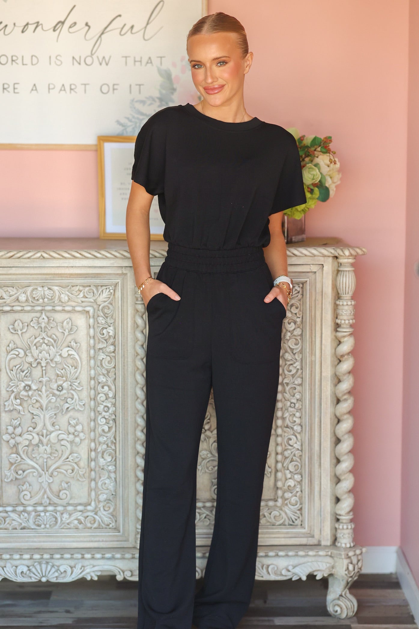 Black Casual Jumpsuit