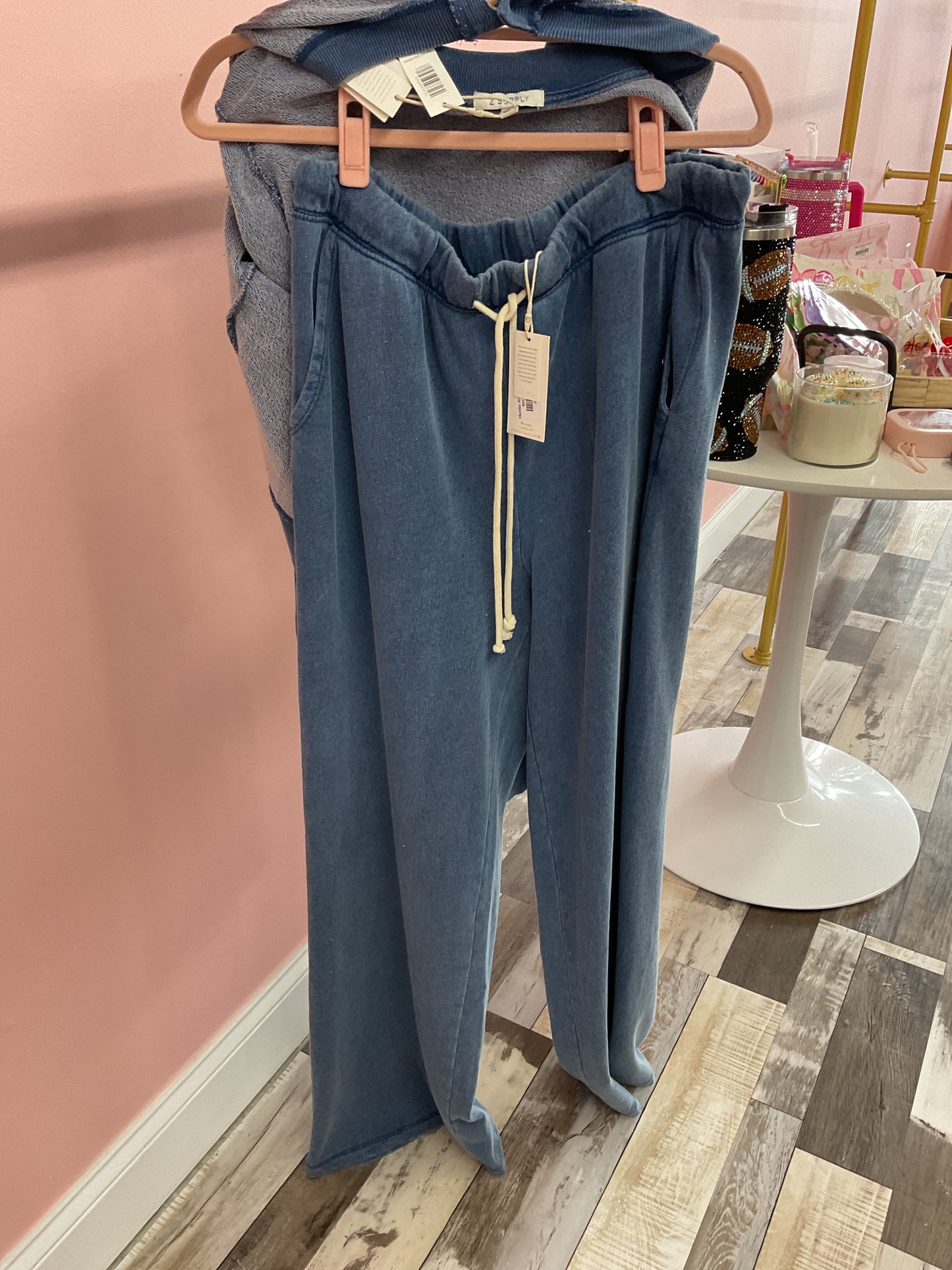 Light Blue Hunter Knit Denim Pant
