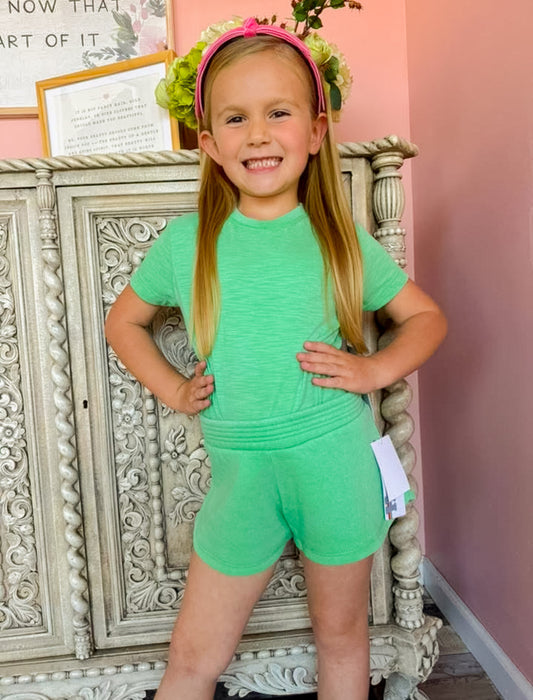Kids Green Shorts