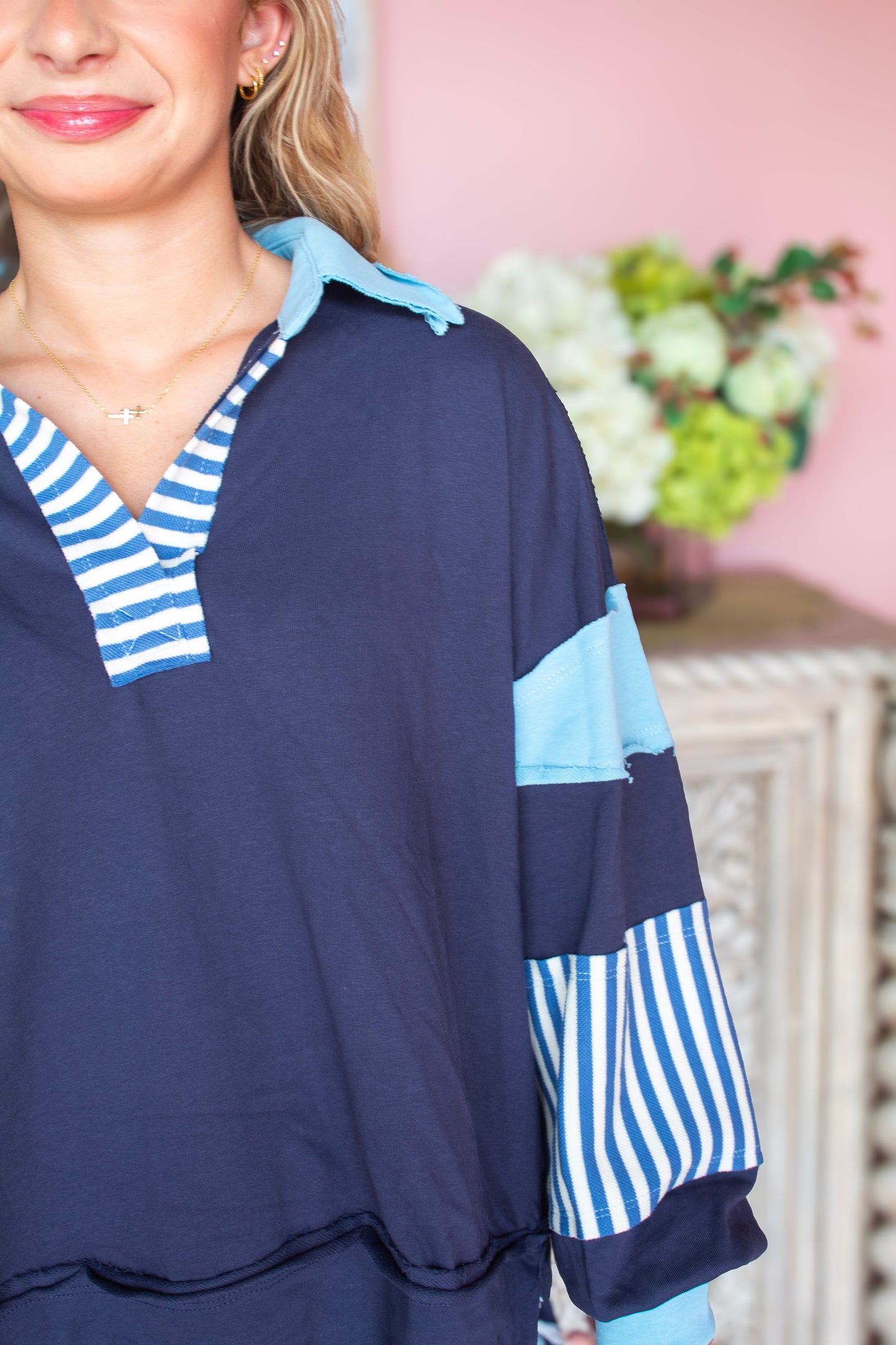 Navy\Blue long sleeve