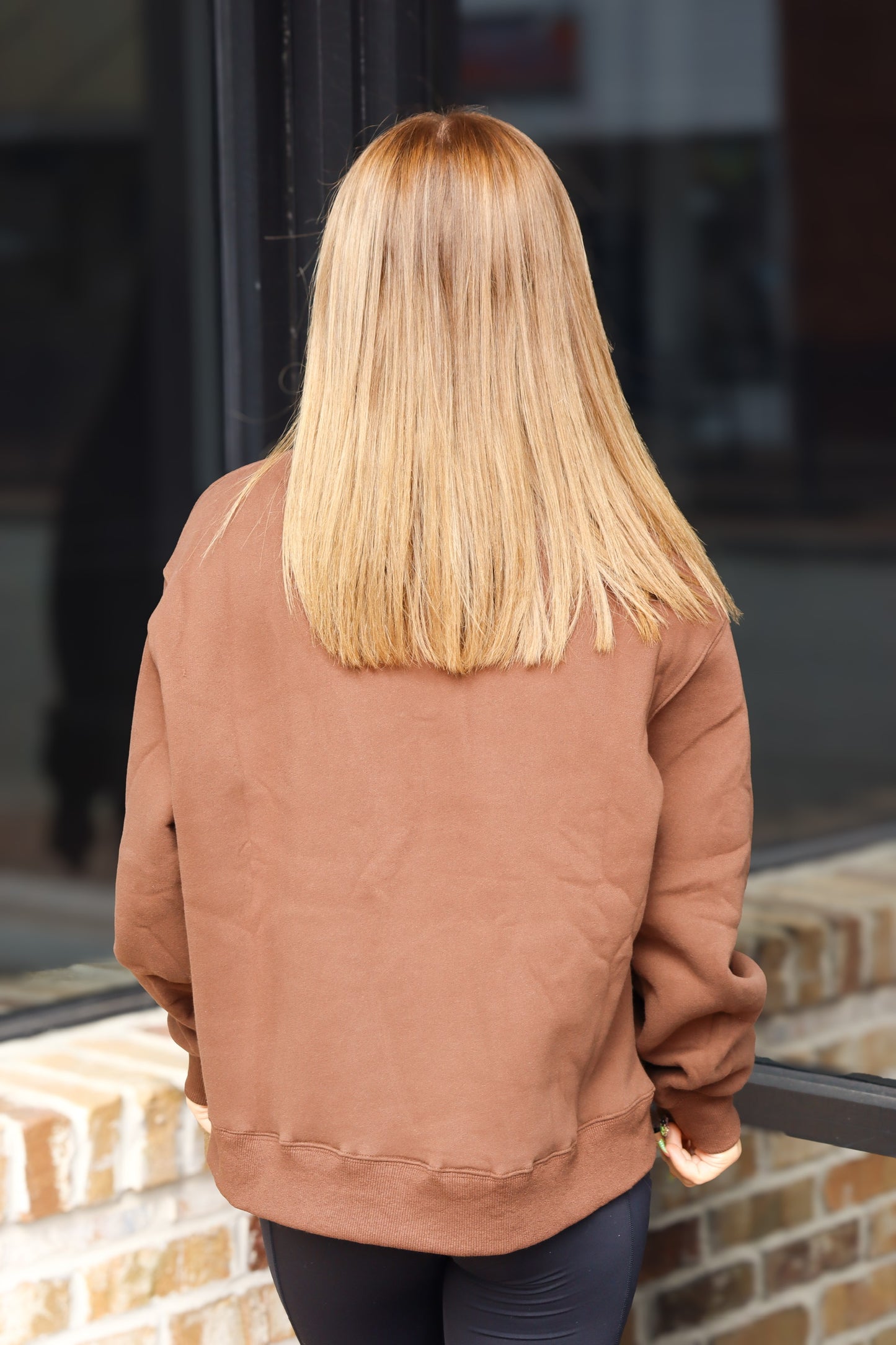 Brown "Thankful" Pullover