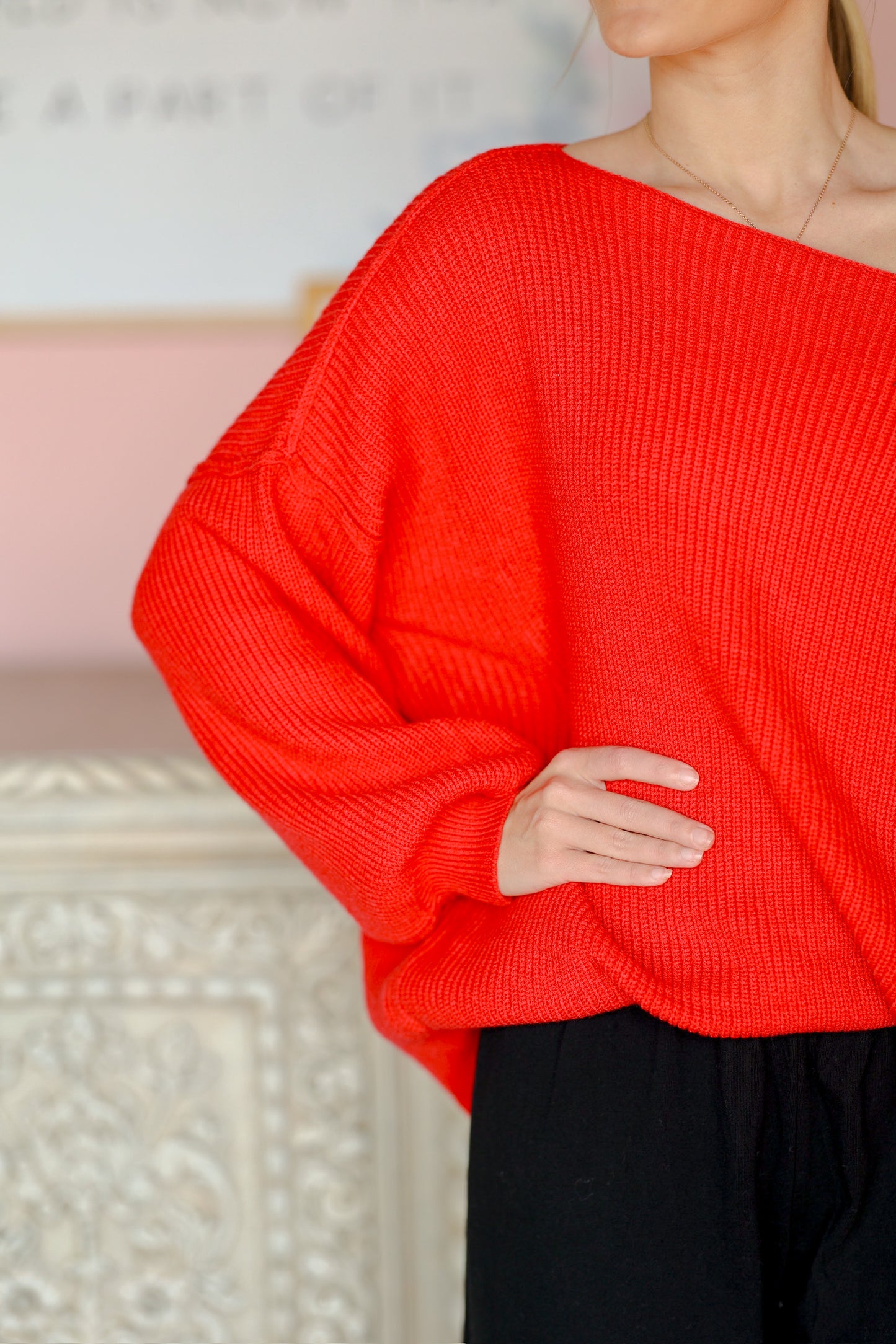 Scarlet Red Sweater