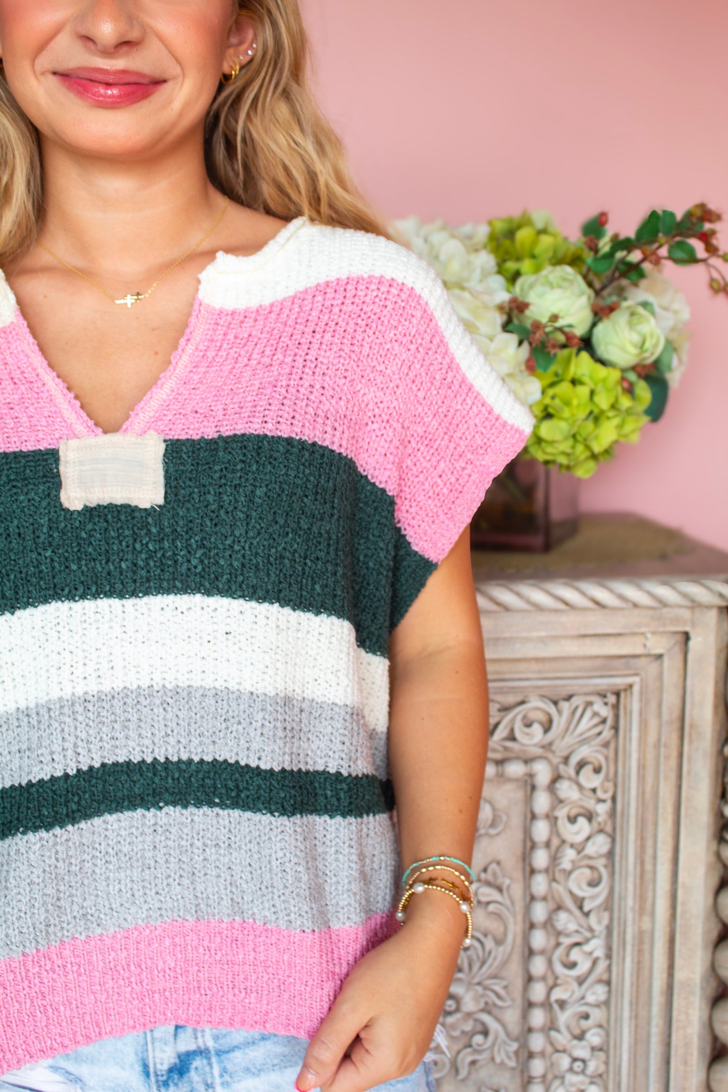 Striped Sweater Vest