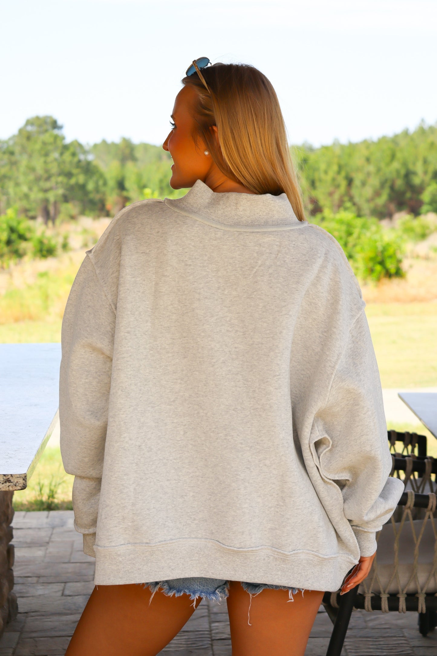 GOD'S Country Reversible Mock-Neck Sweatshirt