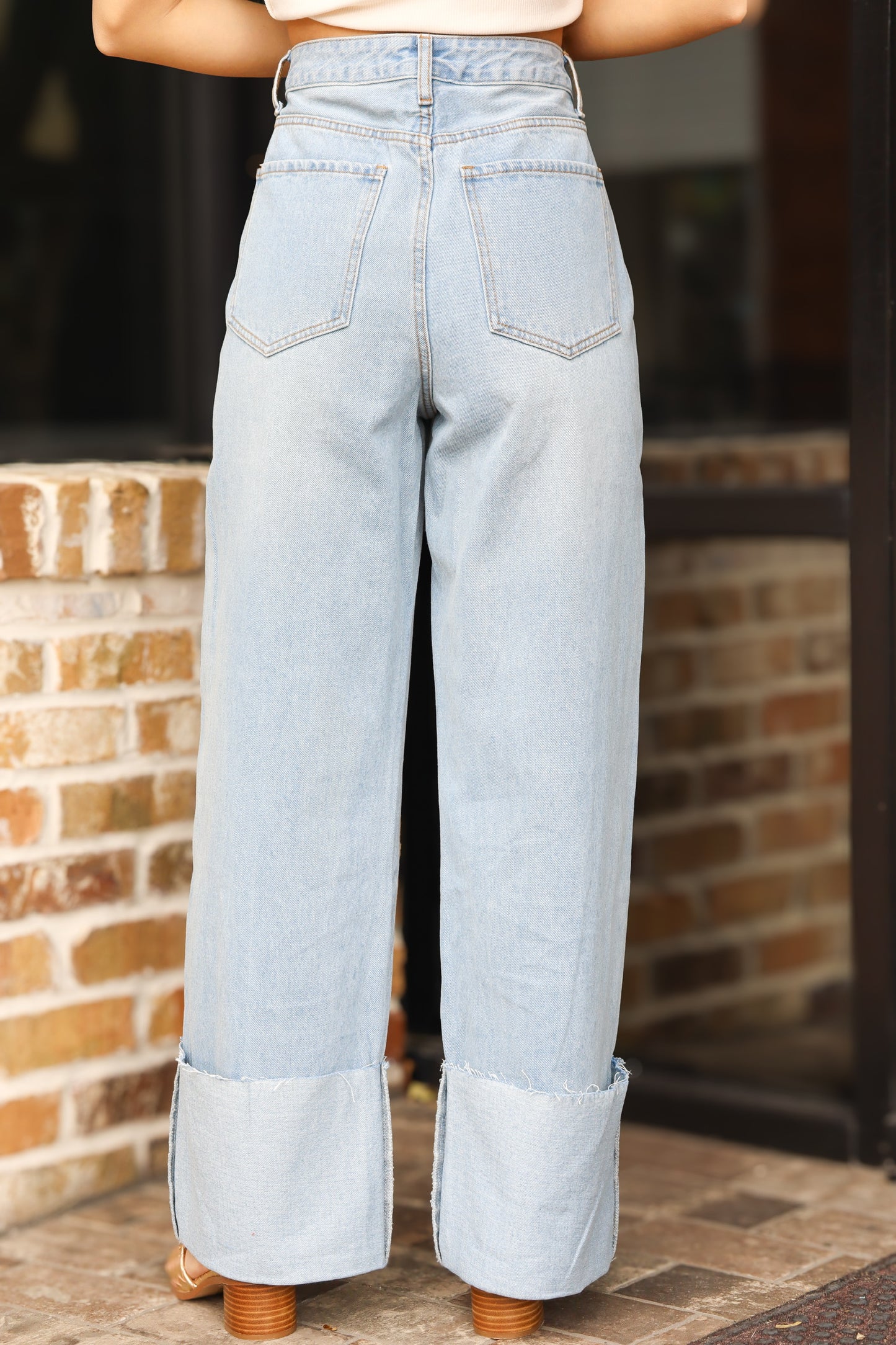 Cuffed Jeans