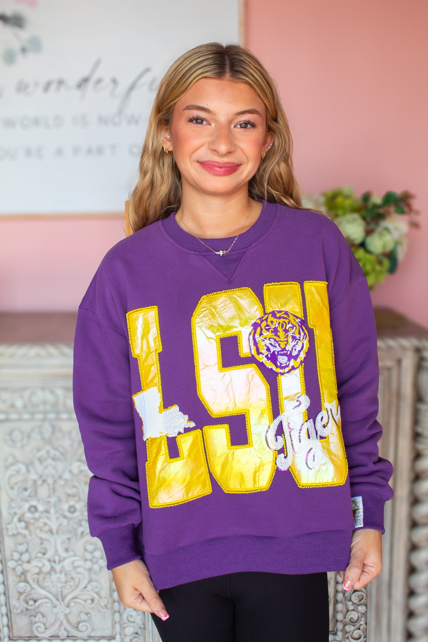 QOS LSU Game Day Sweatshirt