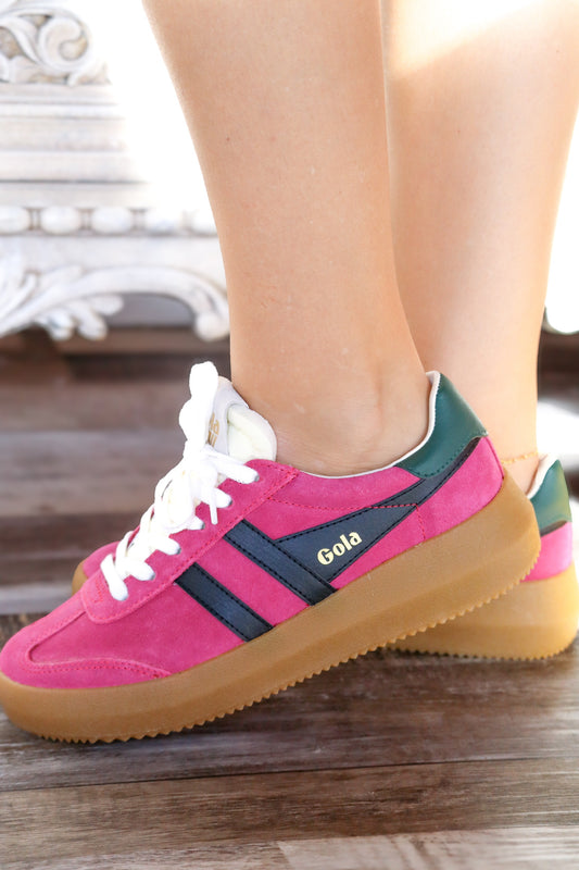 Fuchsia/Black Athena Sneakers
