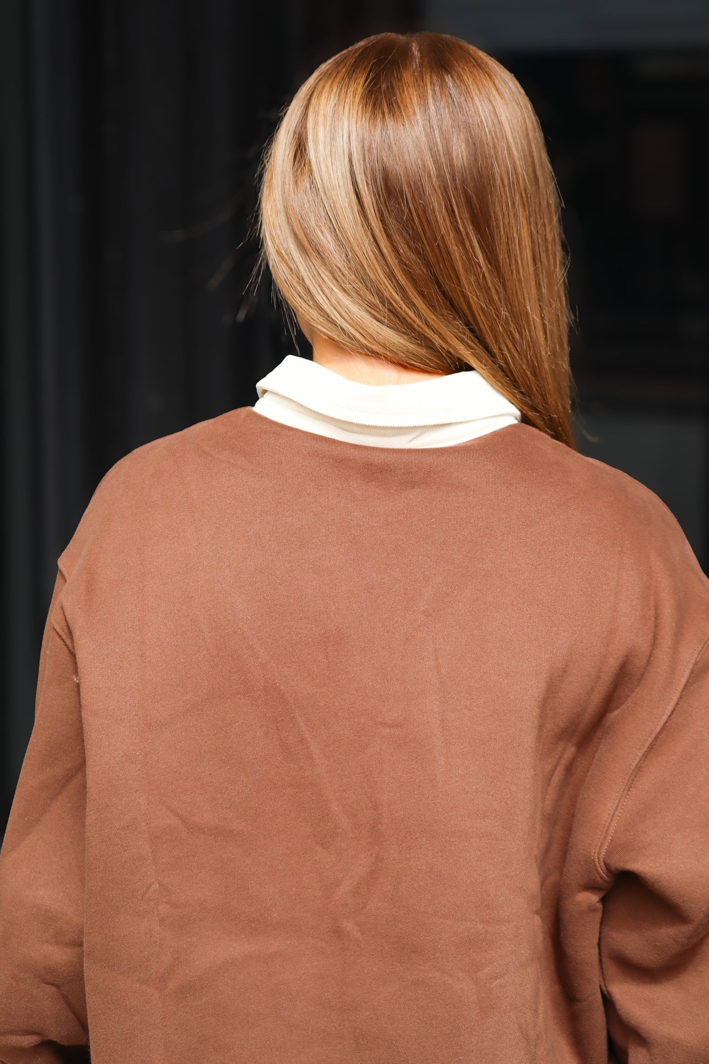 Brown "Thankful" Pullover