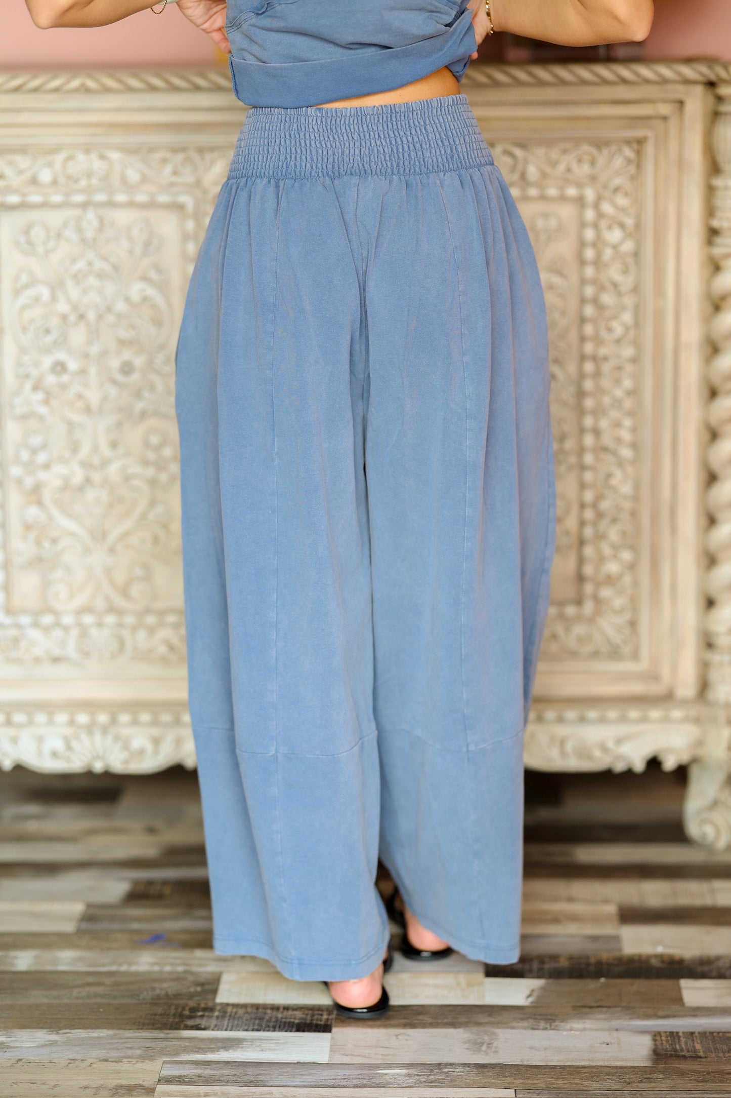 Denim Jogger Set