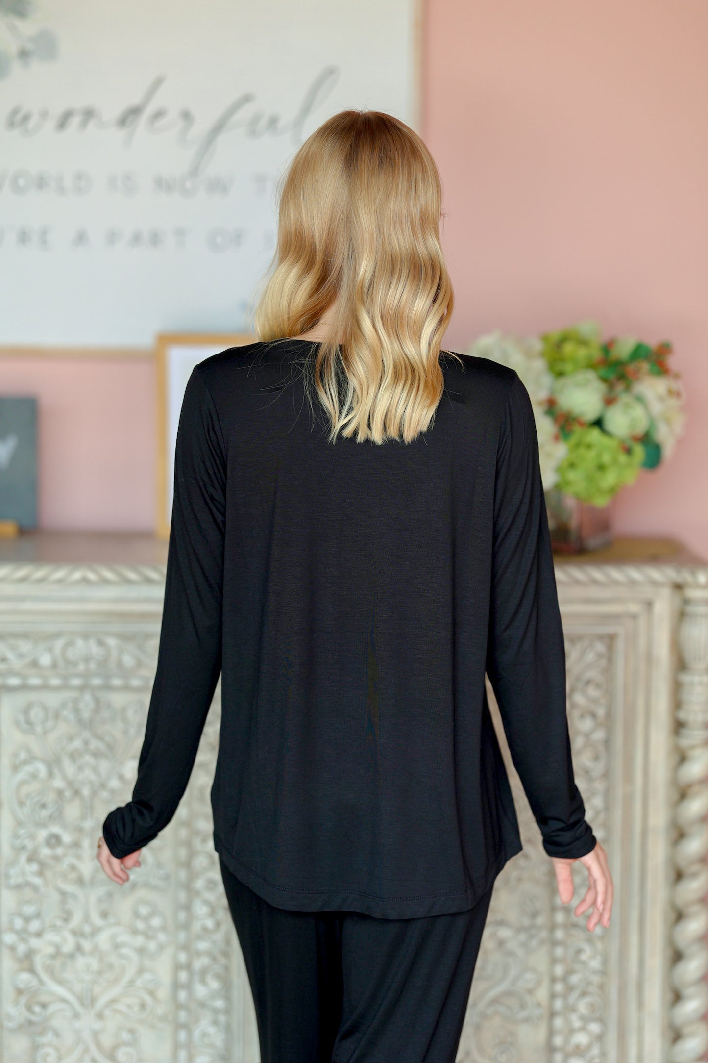 Black Longe Sleeve Basic