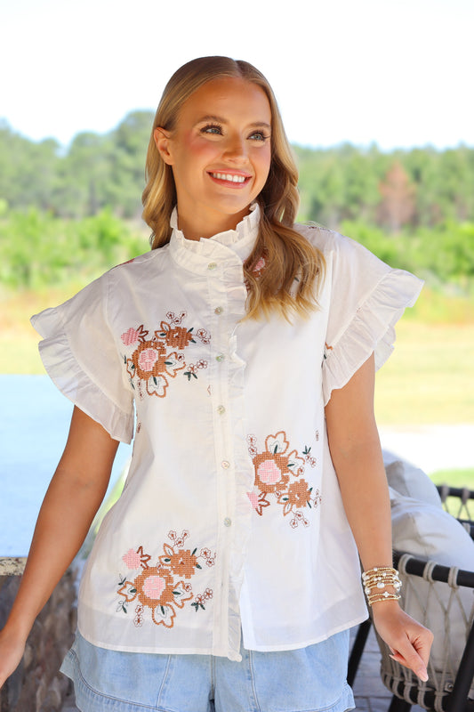 Off White Classy Top