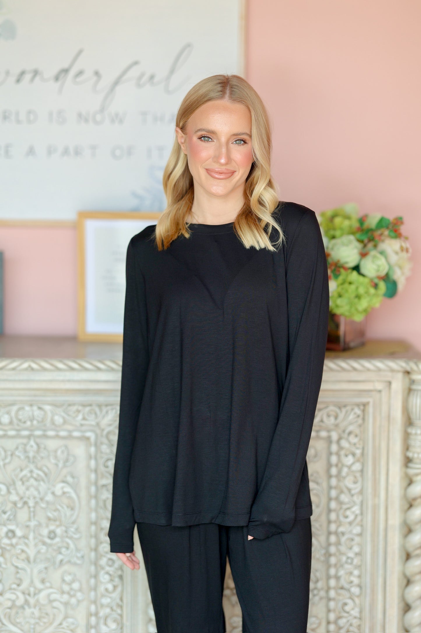 Black Longe Sleeve Basic