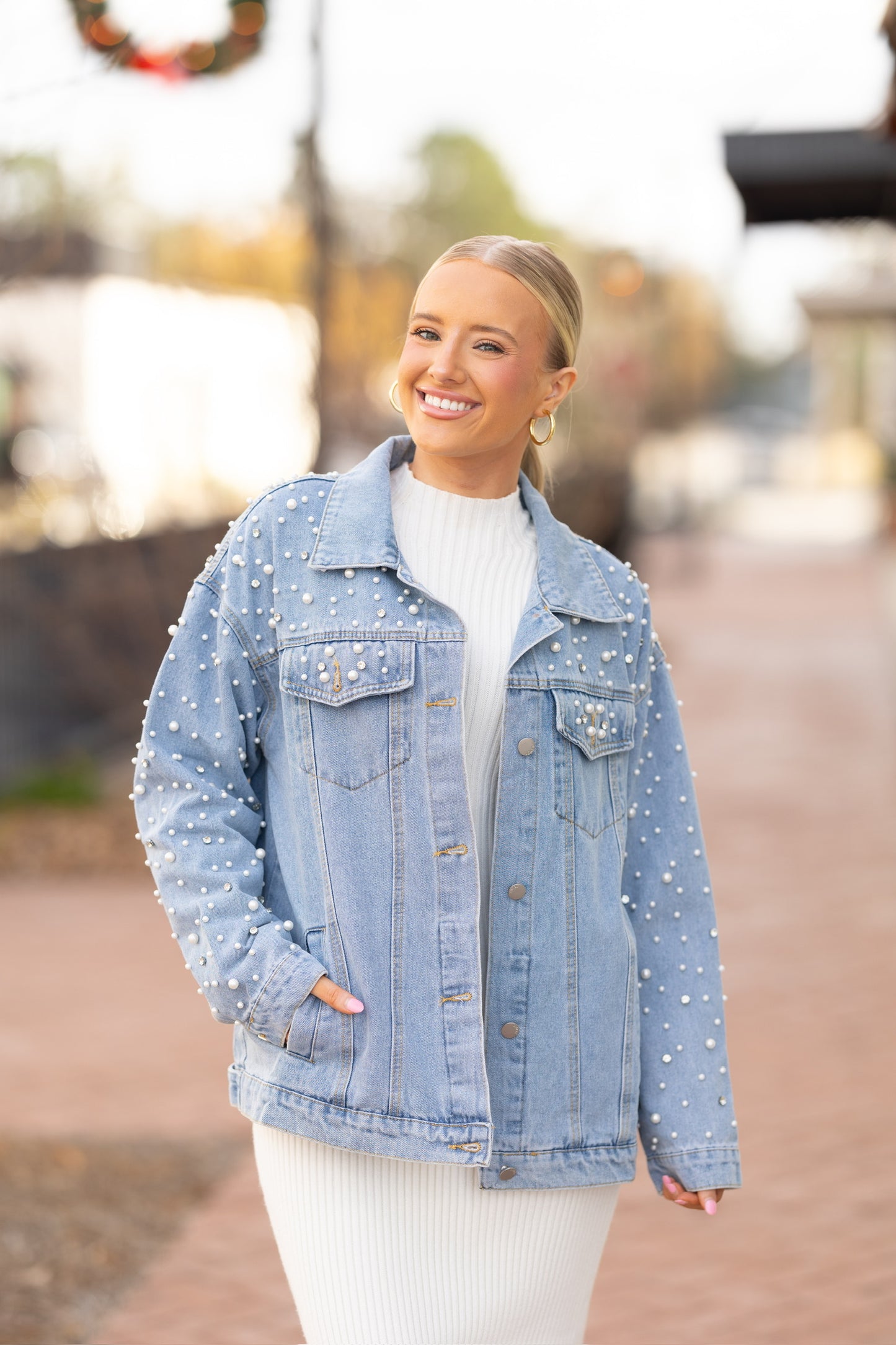 Pearl Rhinestone Jacket