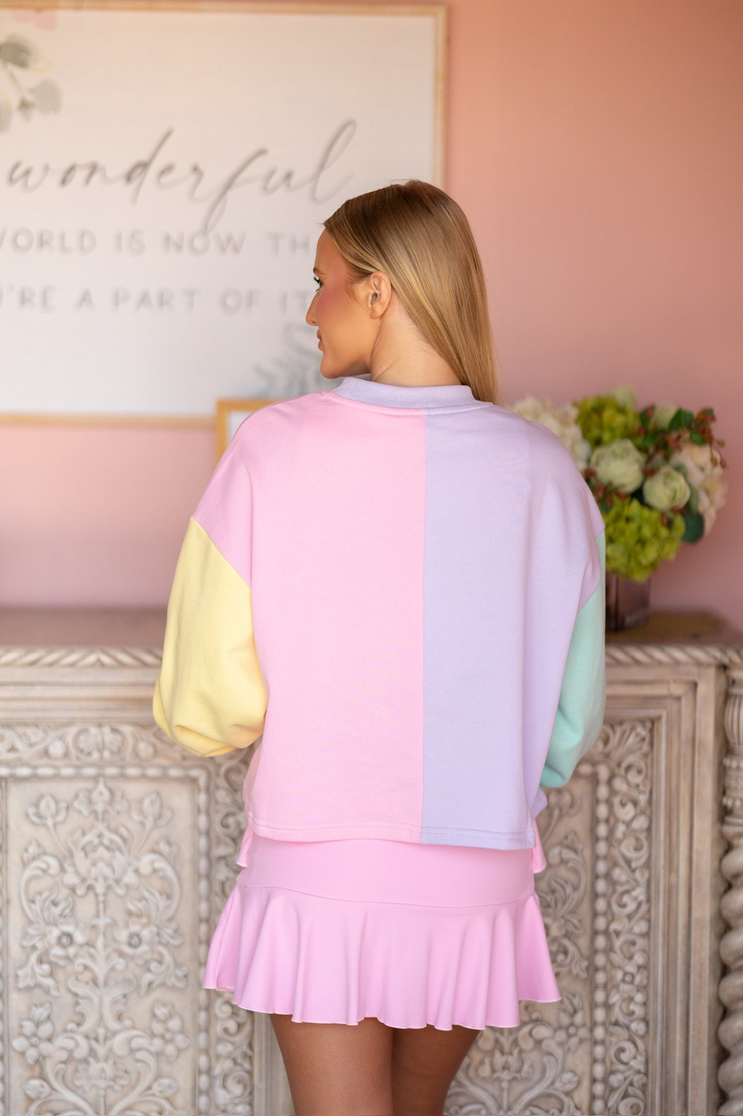 Easter Is For Jesus Cropped Sweatshirt