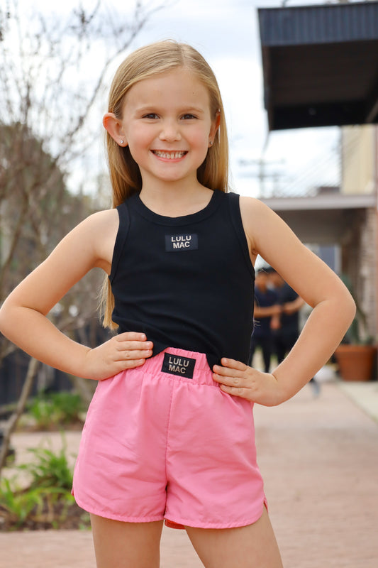 Lulu Mac- Kids Black Tank