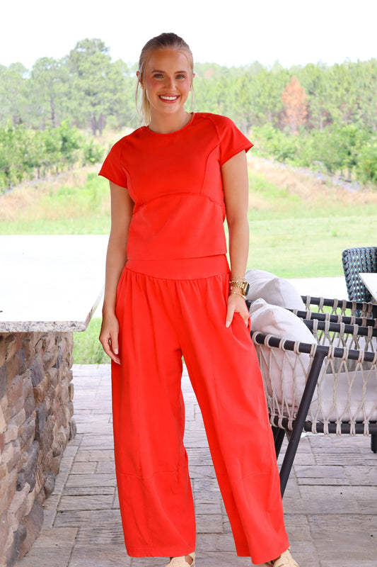 Red Washed Set