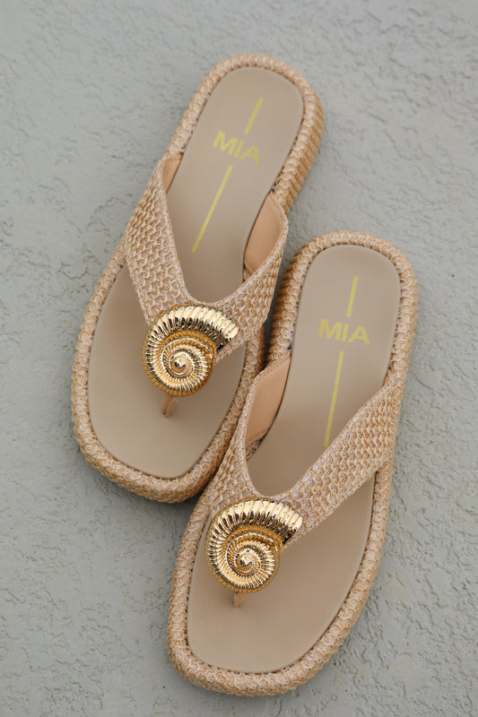 Pamala Seashell Flip Flop