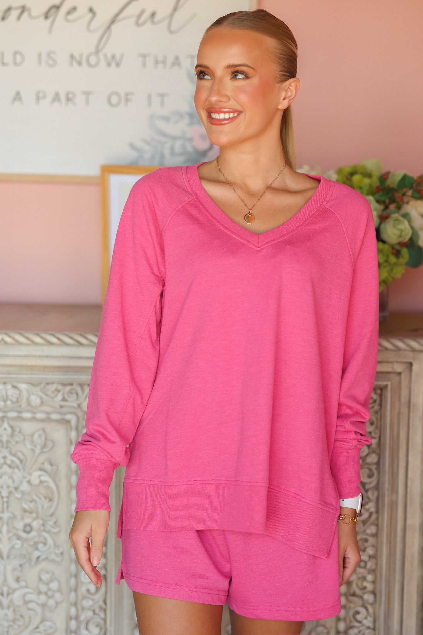 Pink Weekender Short
