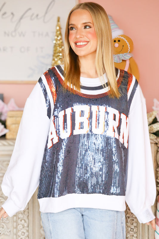 QOS Auburn Jersey Sweatshirt