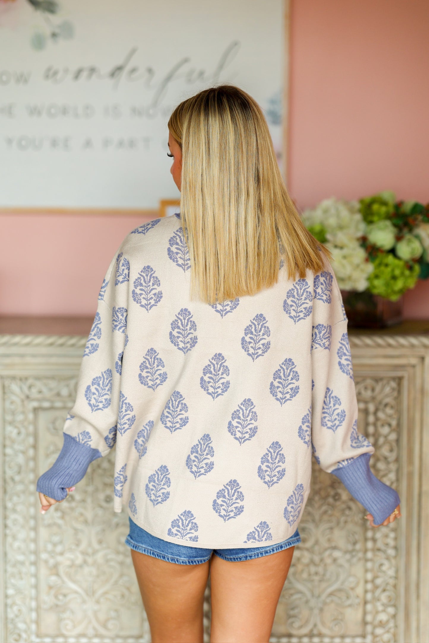 Dusty Blue Sweater