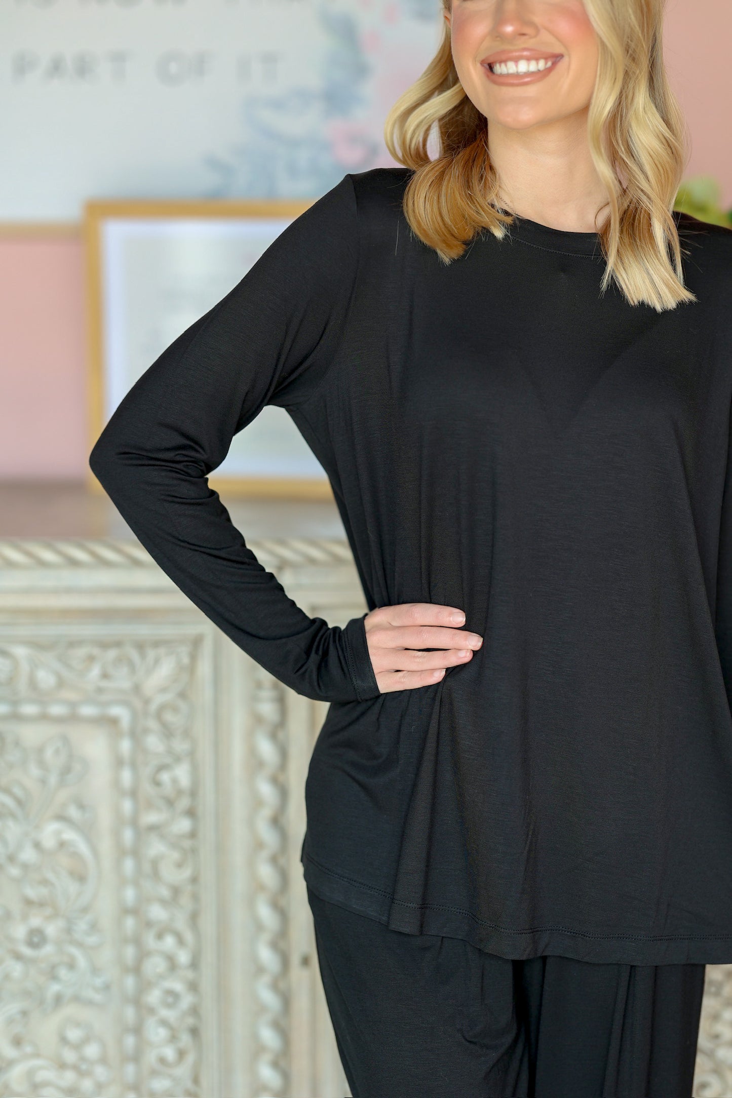Black Longe Sleeve Basic