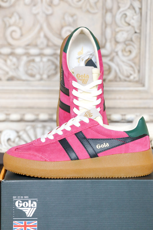 Fuchsia/Black Athena Sneakers