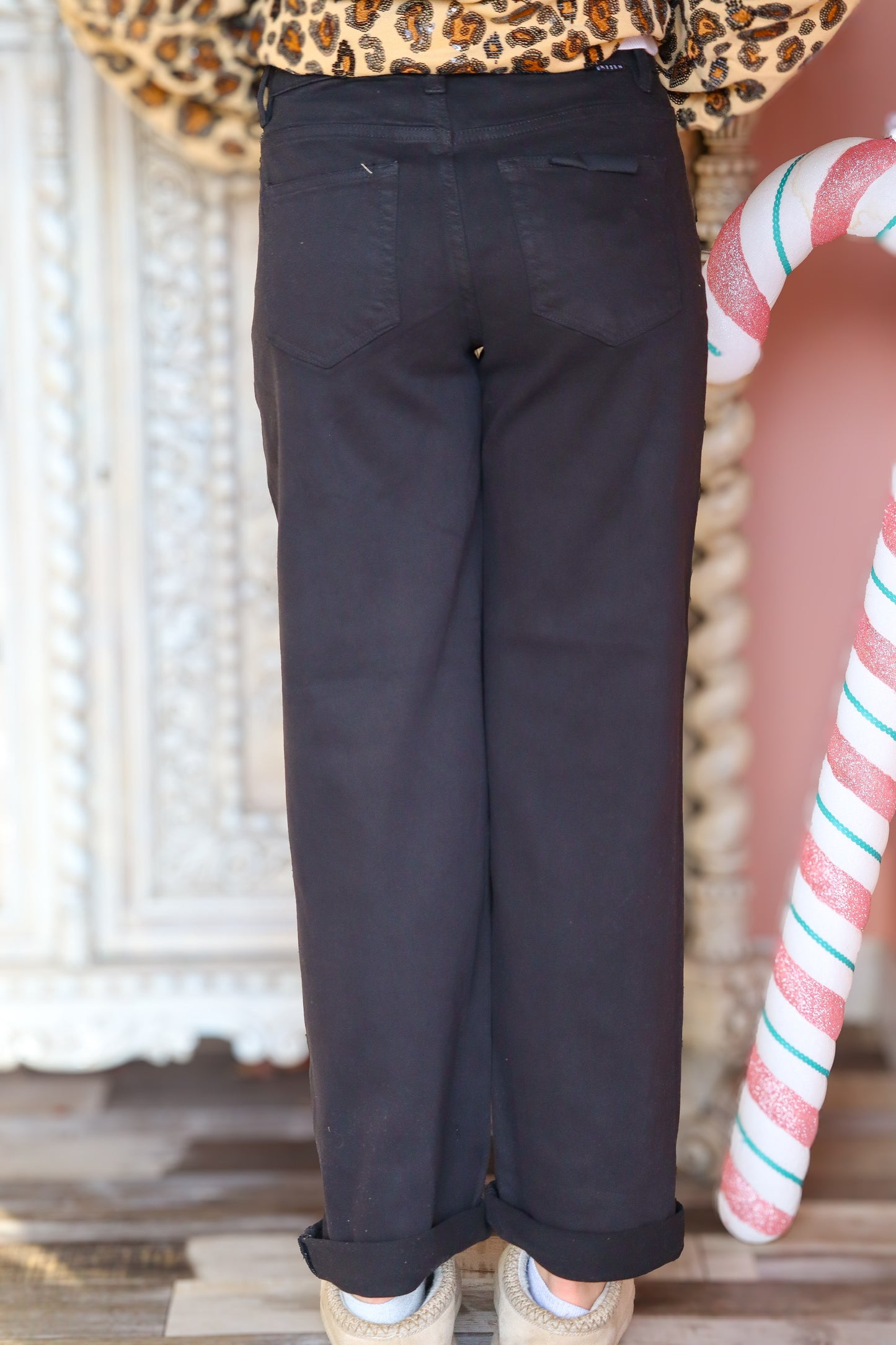 Mid rise barrel baggy jeans