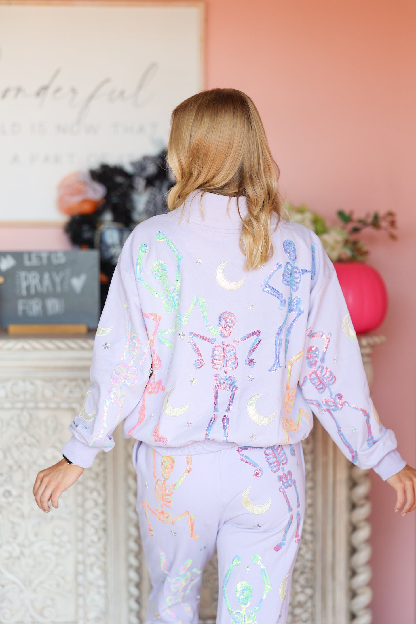 QOS Dancing Skeleton Sweatshirt
