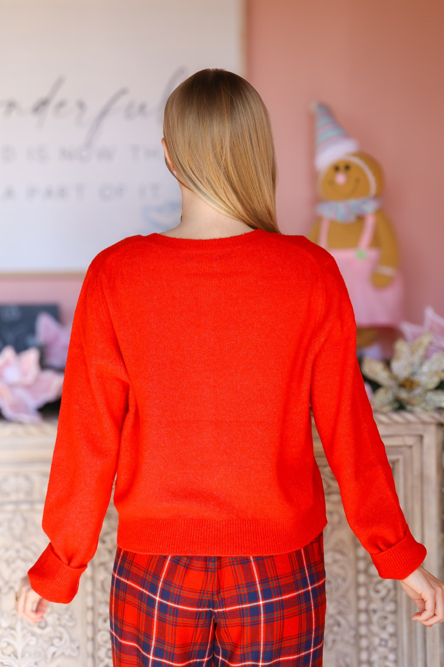 Red Medina Cardigan