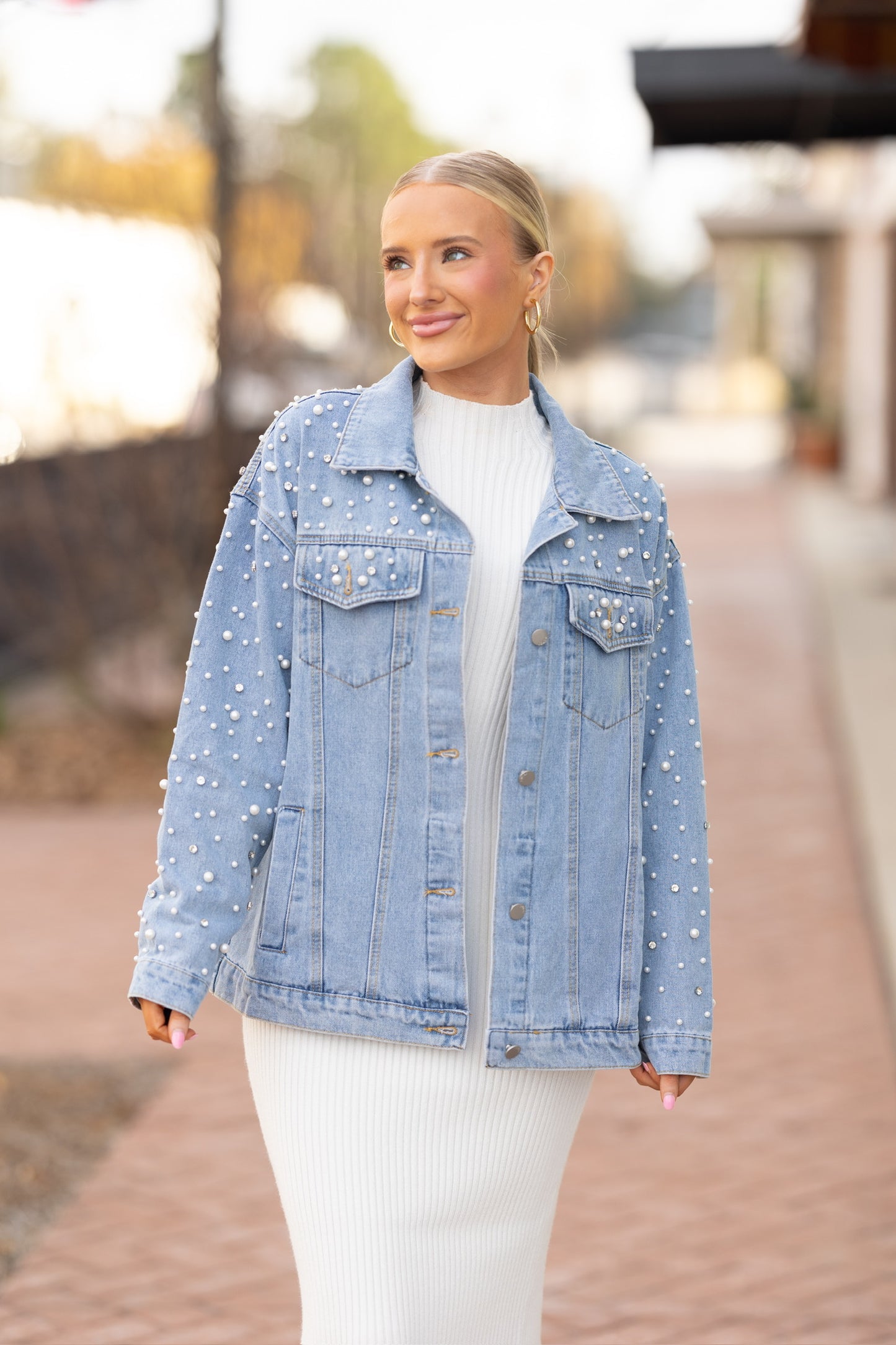 Pearl Rhinestone Jacket