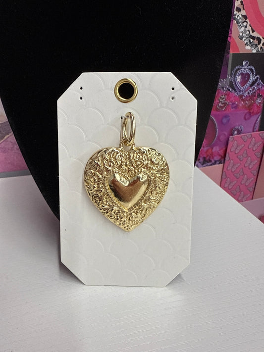Gold Heart Charm