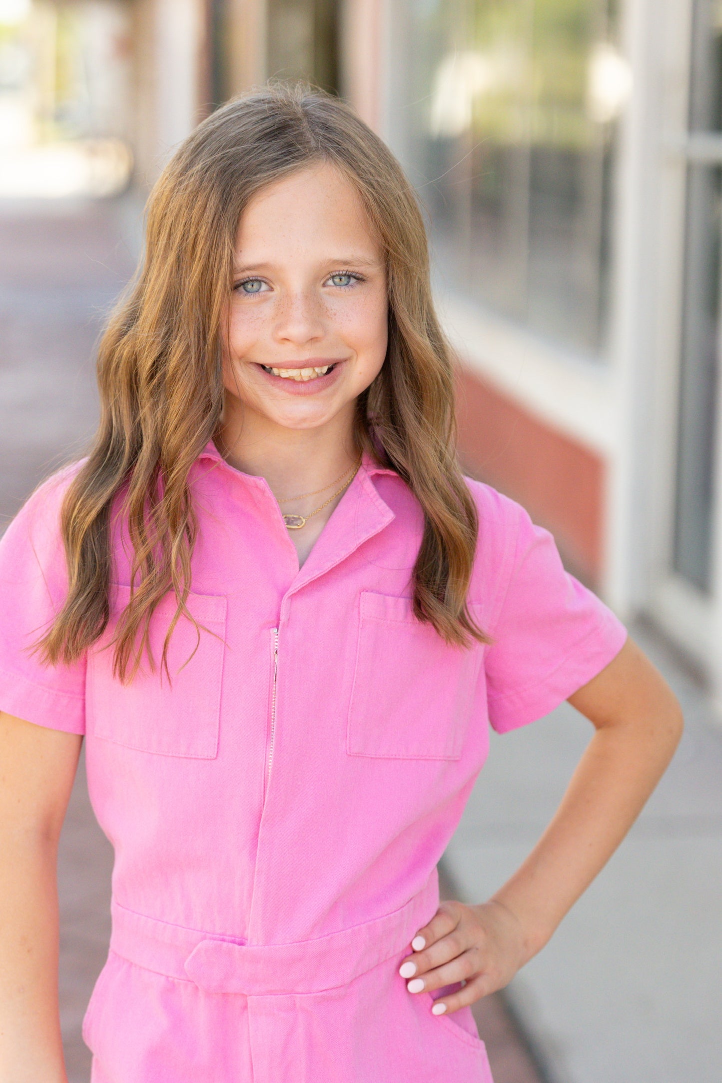 Kids Pink Romper