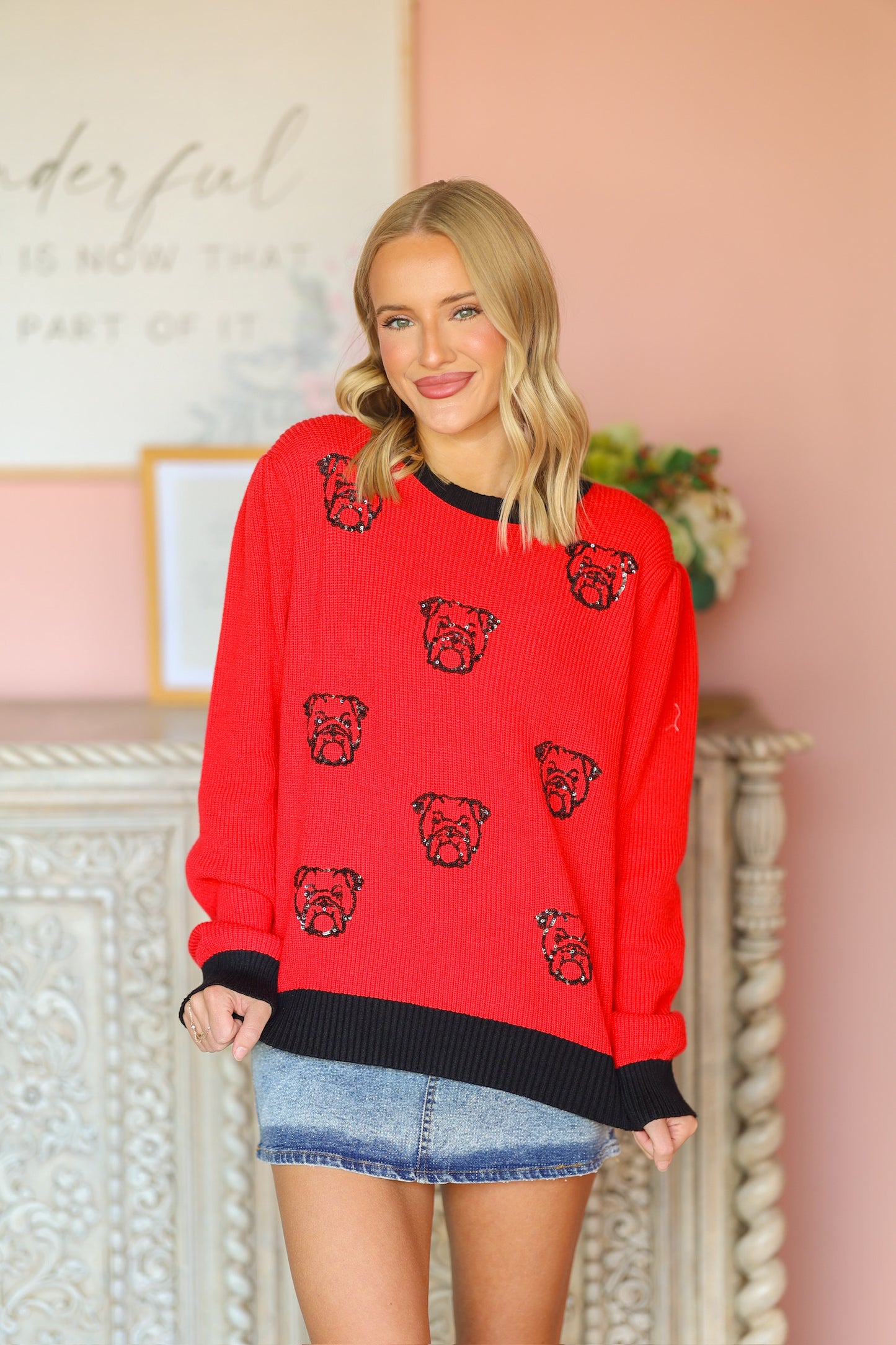Bulldog Knit Gameday Tee