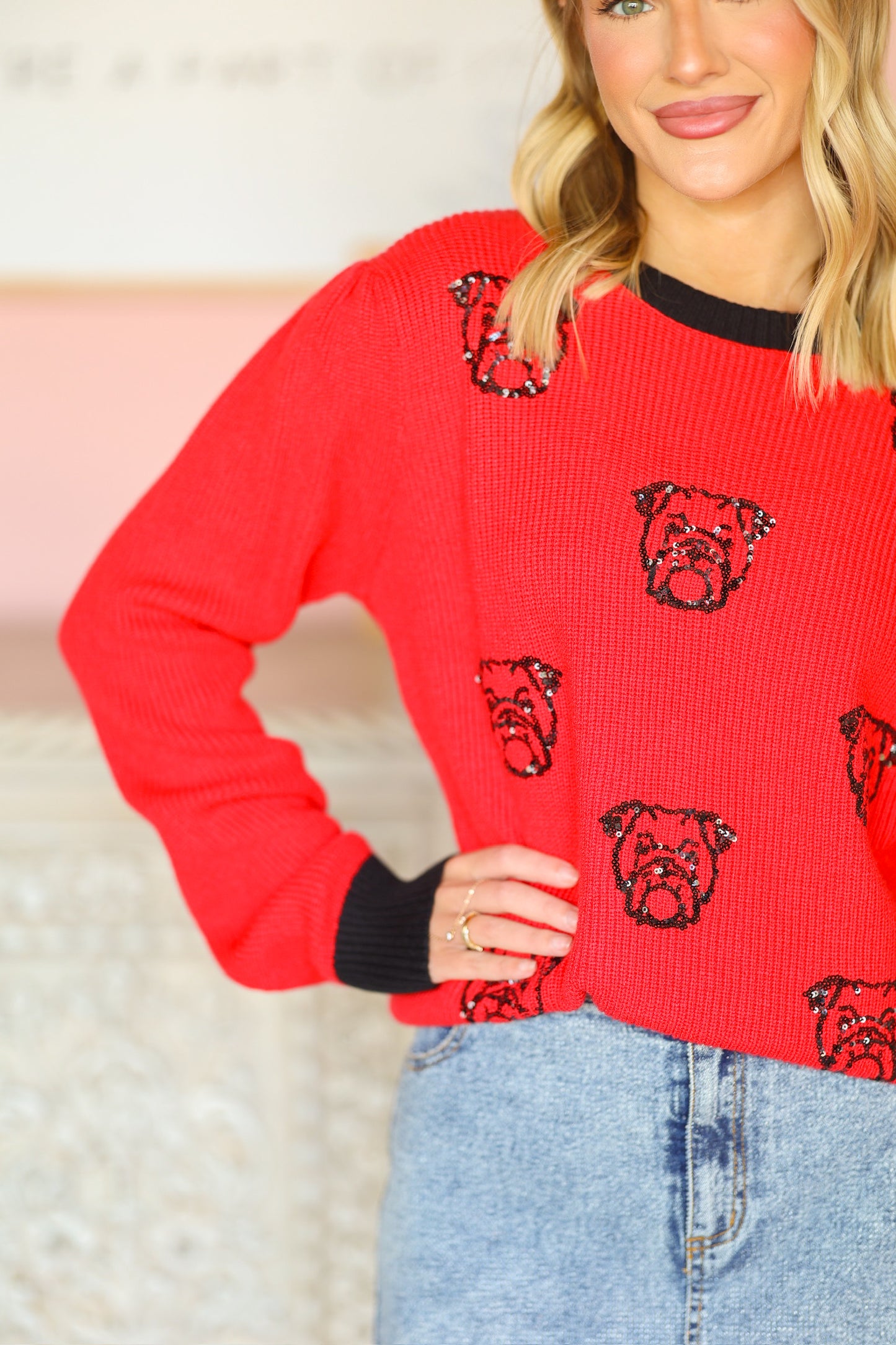 Bulldog Knit Gameday Tee