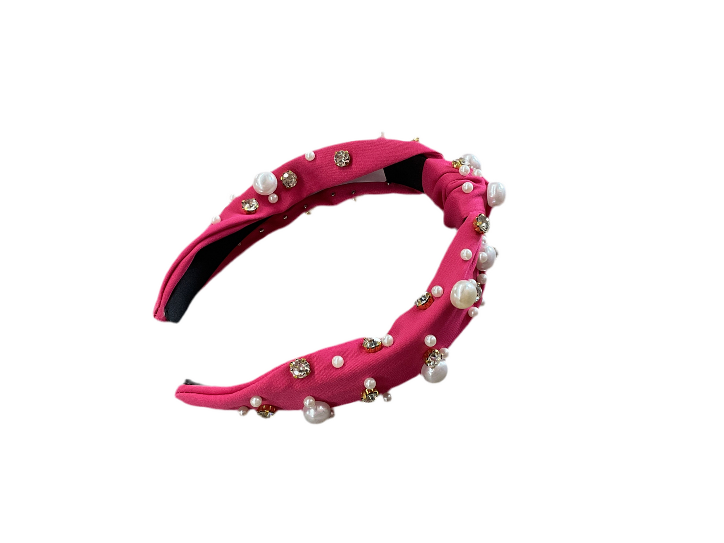 Hot Pink Jeweled Headband