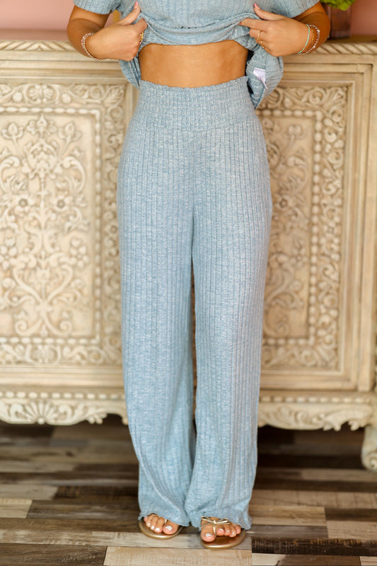 Dawn Smocked Rib Pant