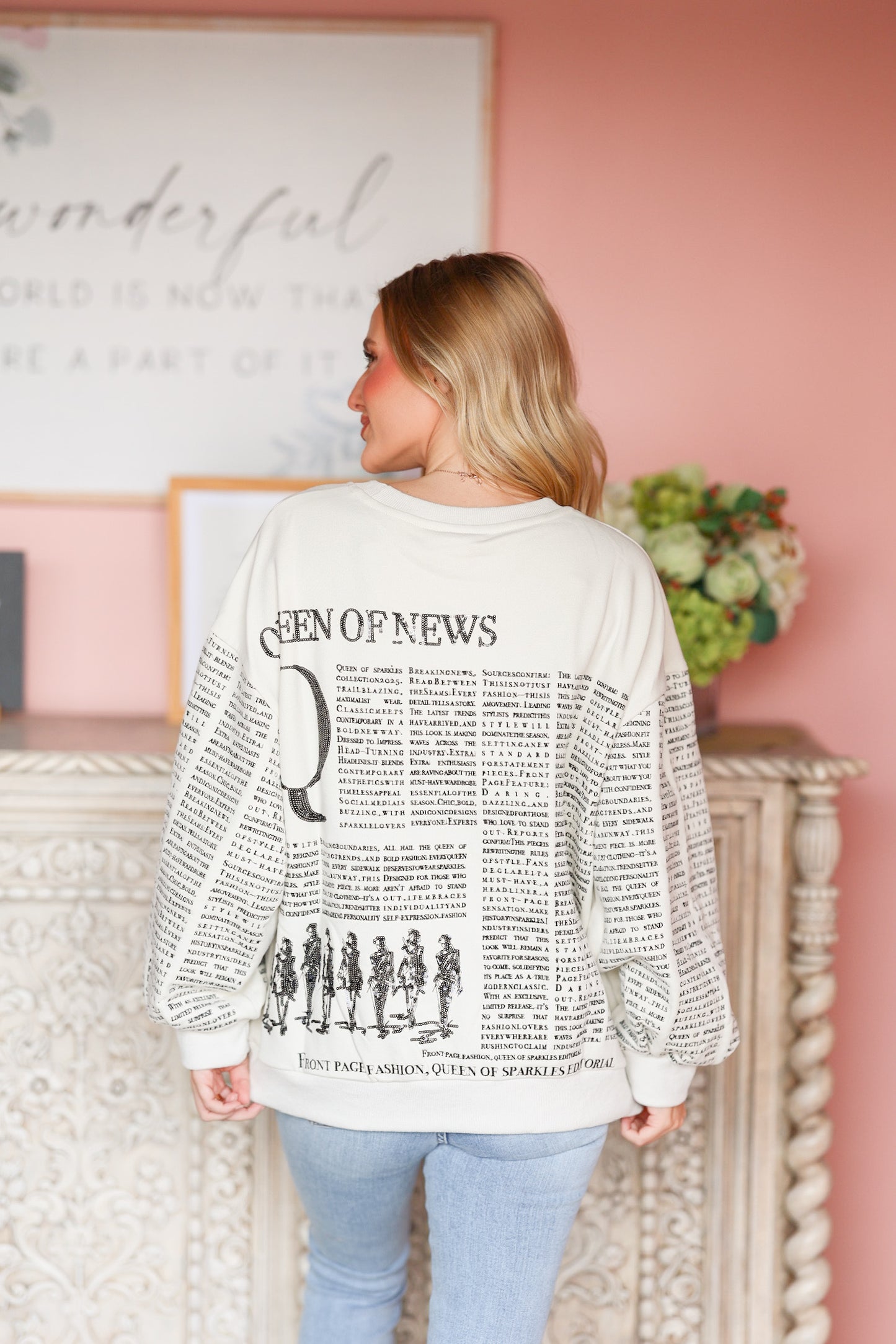 QOS Queen Of News Sweatshirt
