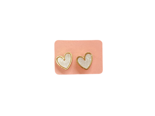 Heart Stud Earrings