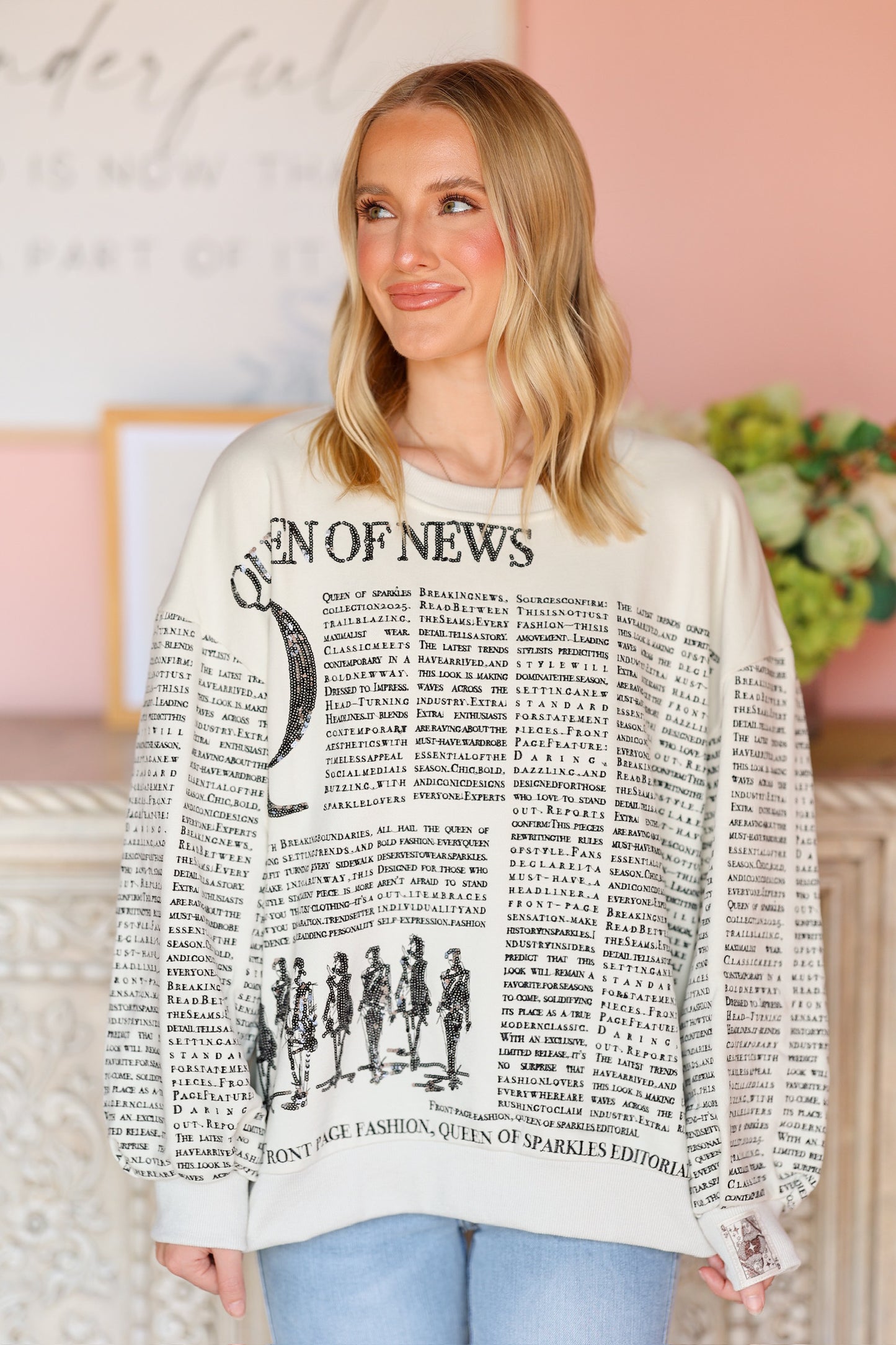 QOS Queen Of News Sweatshirt
