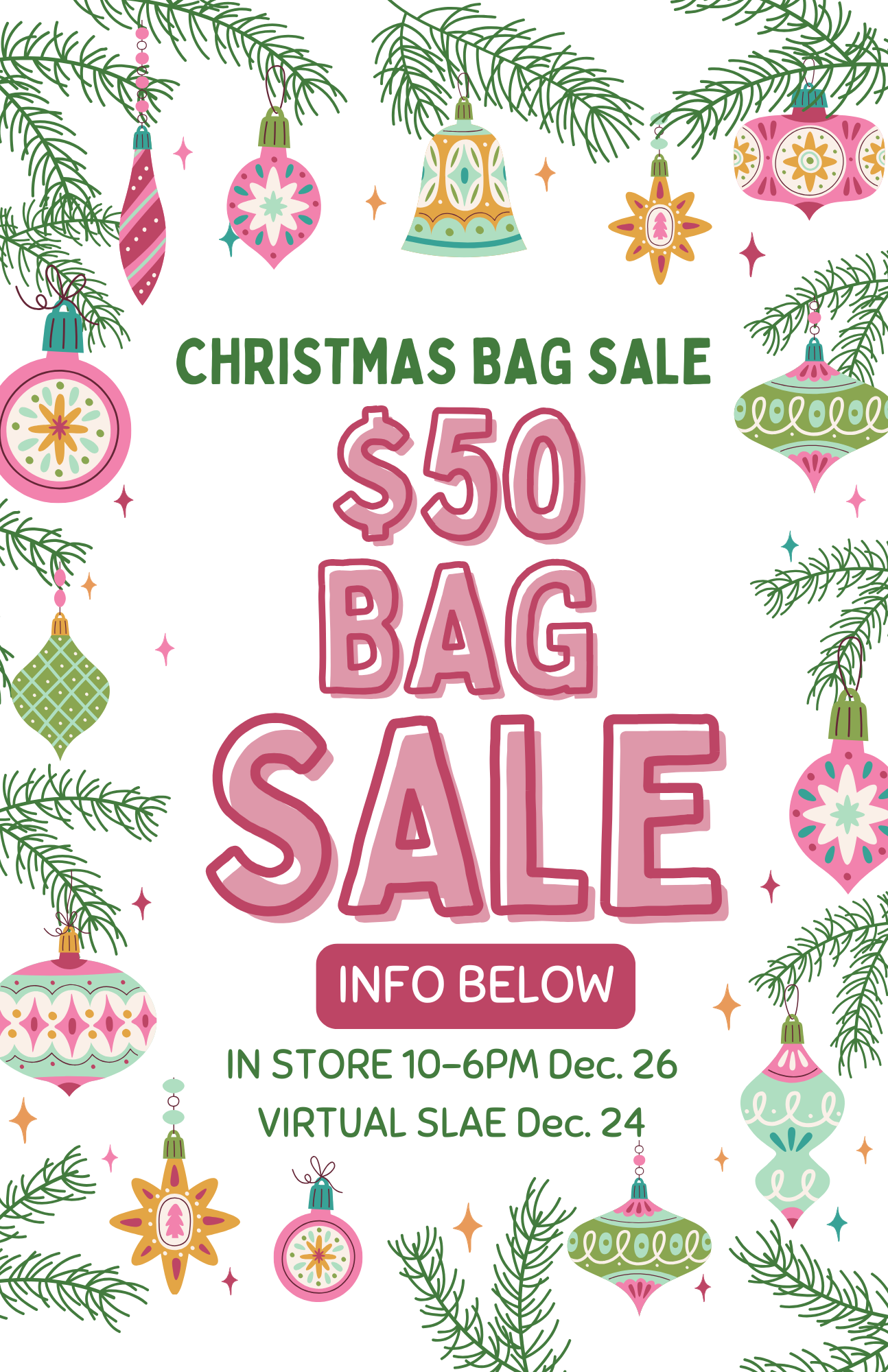 BAG SALE TIMES