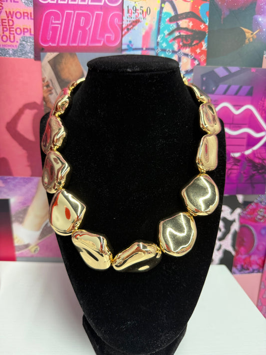 Gold Chunky Necklace