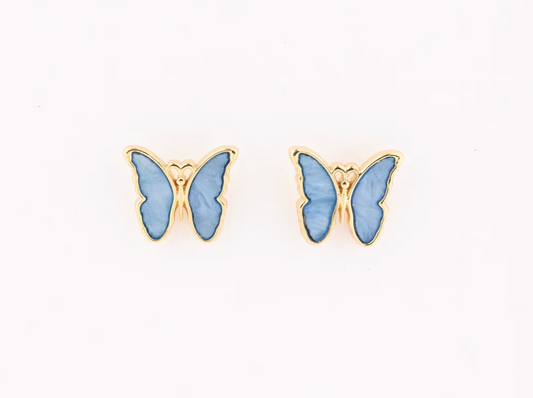 Blue Butterfly Earrings