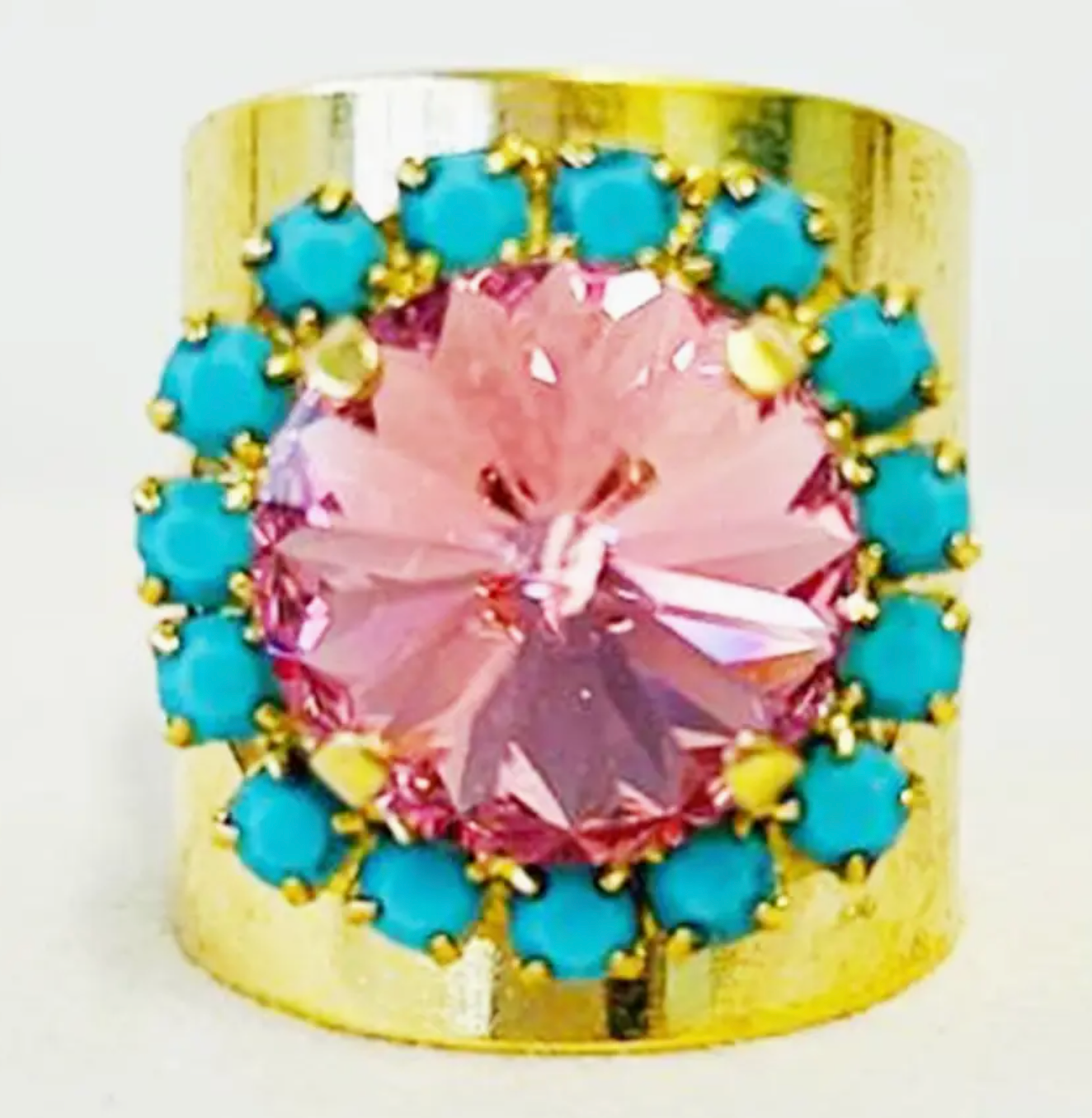 TOVA-Jacci Pink/Rose Ring