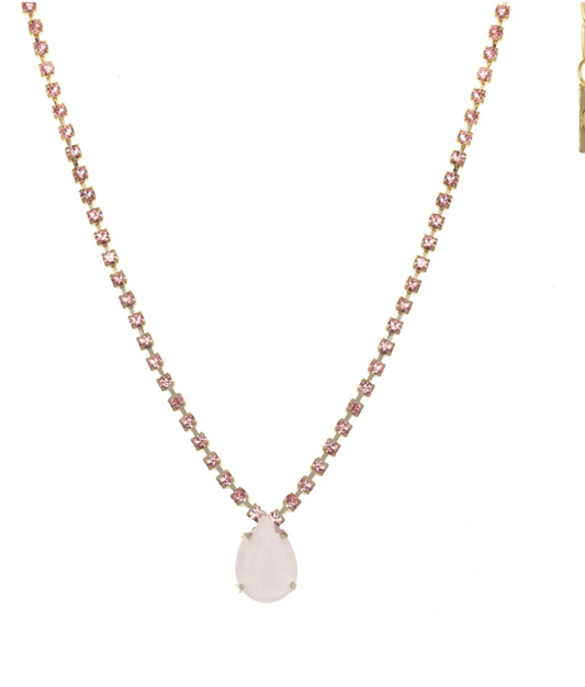 TOVA-Milli Light Rose/Opal Necklace