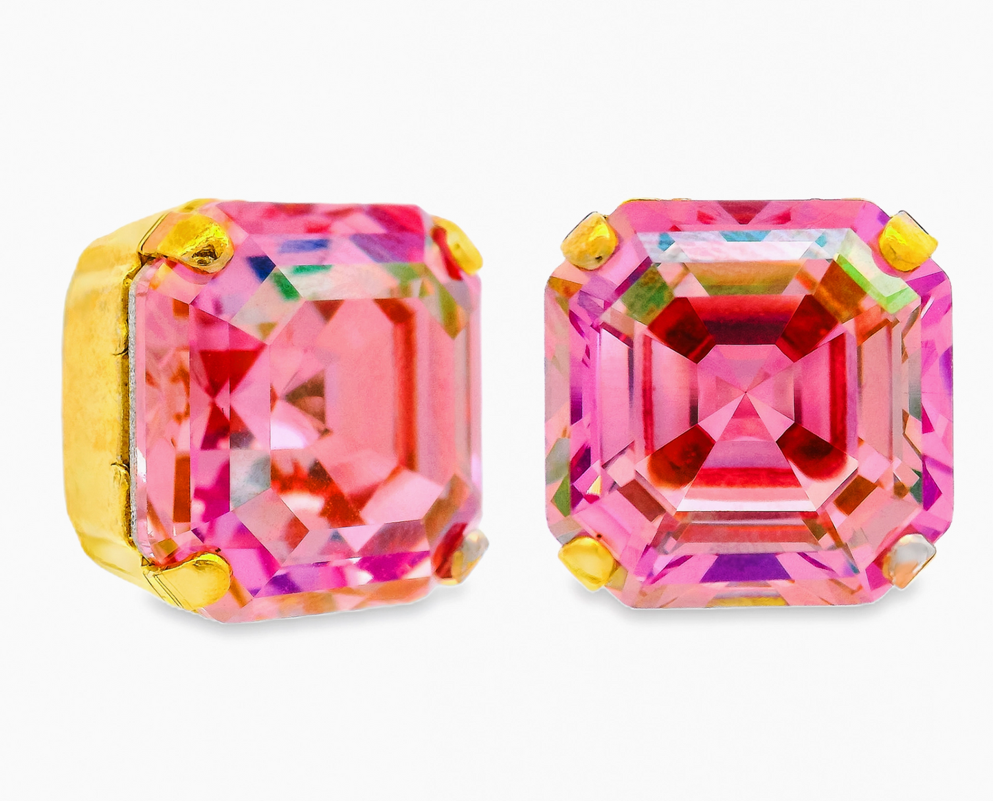 TOVA- Nikki Light Rose Earrings