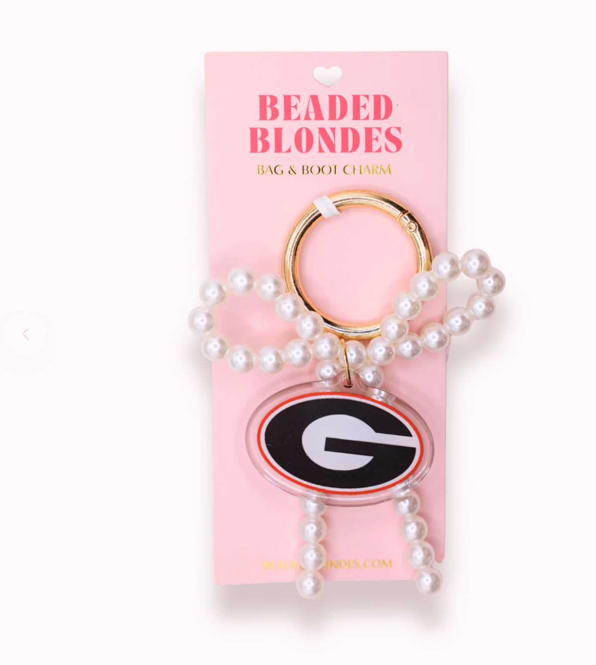 Georgia Bag & Boot Charm- Beaded Blondes