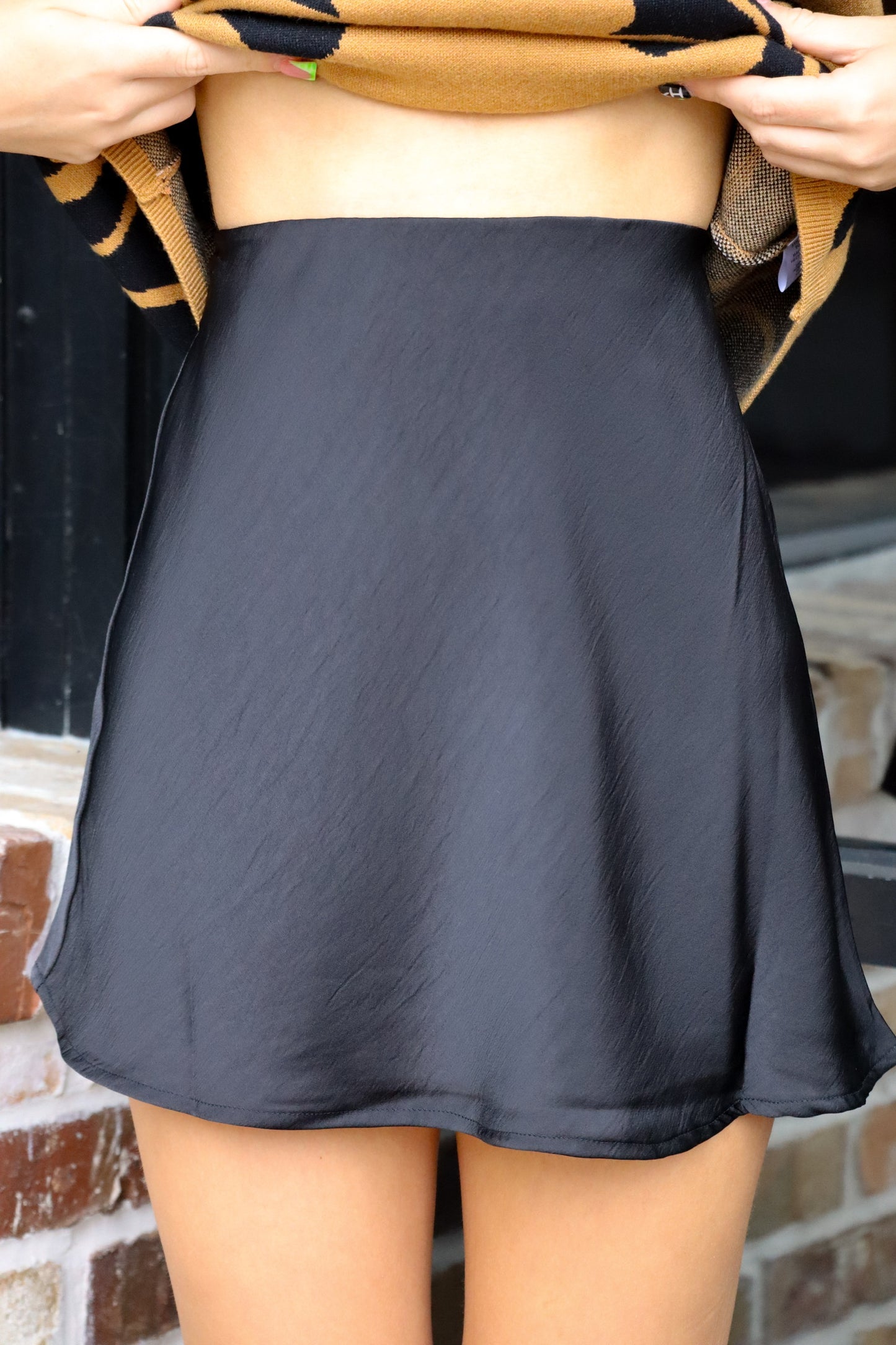 Black Chablis Mini Skirt